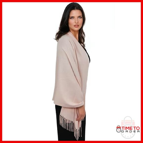 Premium Pashmina Scarf Shawl Wrap Ultra Soft Warm Oversized 80x26 - Picture 4 of 8